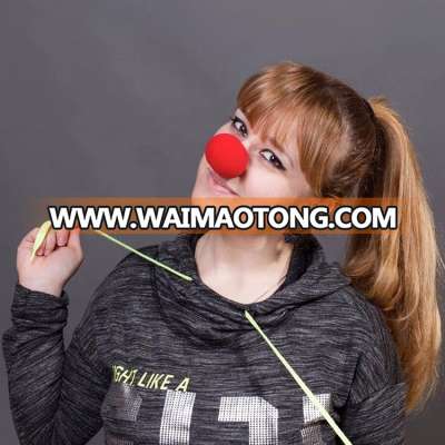 China Manufacturer Sells Premium PU Foam Party Favor Red Sponge Ball Clown Nose